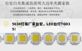 5630灯珠厂家台宏，LED台灯TG035！