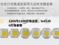 1204与1206灯珠台宏，led1206灯珠参数