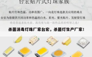 杀菌消毒灯珠厂家台宏，杀菌灯生产厂家！