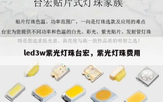 led3w紫光灯珠台宏，紫光灯珠费用