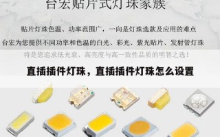 直插插件灯珠，直插插件灯珠怎么设置