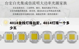 4014金线灯珠台宏，4014灯珠一个多少瓦