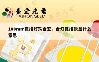 100mm直插灯珠台宏，台灯直插款是什么意思