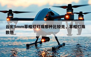 台宏5mm草帽灯灯珠那种比较亮，草帽灯珠散热