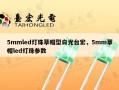 5mmled灯珠草帽型白光台宏，5mm草帽led灯珠参数