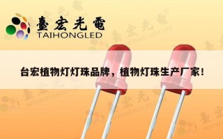 台宏植物灯灯珠品牌，植物灯珠生产厂家！