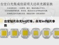台宏贴片白光led灯珠，白光led贴片参数