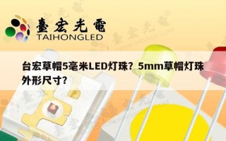 台宏草帽5毫米LED灯珠？5mm草帽灯珠外形尺寸？