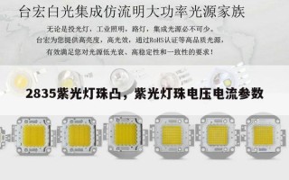 2835紫光灯珠凸，紫光灯珠电压电流参数