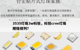 3535灯珠3w科锐，科锐cree灯珠 规格排列？