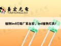 植物led灯珠厂家台宏，led植物灯具！