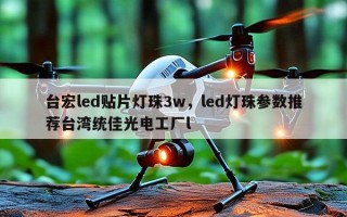 台宏led贴片灯珠3w，led灯珠参数推荐台湾统佳光电工厂l