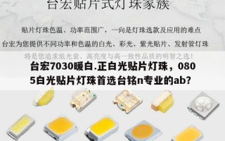 台宏7030暖白.正白光贴片灯珠，0805白光贴片灯珠首选台铭n专业的ab？