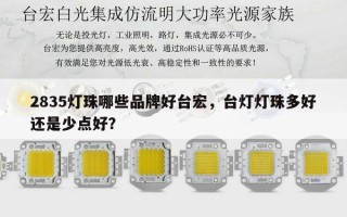 2835灯珠哪些品牌好台宏，台灯灯珠多好还是少点好？