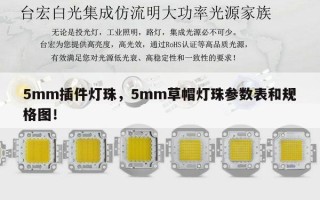5mm插件灯珠，5mm草帽灯珠参数表和规格图！
