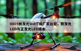 0805侧发光led灯珠厂家台宏，侧发光LED与正发光LED成本