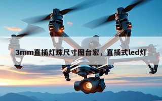 3mm直插灯珠尺寸图台宏，直插式led灯