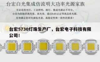 台宏5730灯珠生产厂，台宏电子科技有限公司！