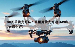 80瓦单黄光灯珠？家里用黄光灯泡16W和7W哪个好？