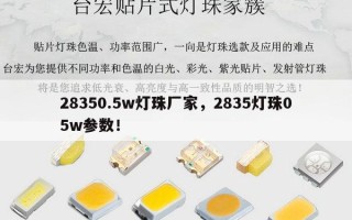 28350.5w灯珠厂家，2835灯珠05w参数！