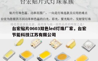 台宏贴片0603双色led灯珠厂家，台宏节能科技江苏有限公司