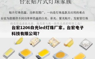 台宏1206白光led灯珠厂家，台宏电子科技有限公司？