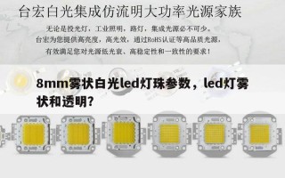 8mm雾状白光led灯珠参数，led灯雾状和透明？
