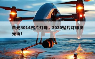 白光3014贴片灯珠，3030贴片灯珠发光面！