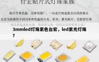 3mmled灯珠紫色台宏，led紫光灯珠？