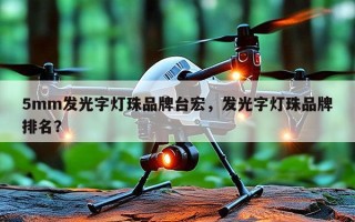 5mm发光字灯珠品牌台宏，发光字灯珠品牌排名？