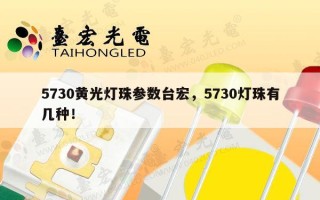 5730黄光灯珠参数台宏，5730灯珠有几种！