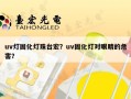 uv灯固化灯珠台宏？uv固化灯对眼睛的危害？