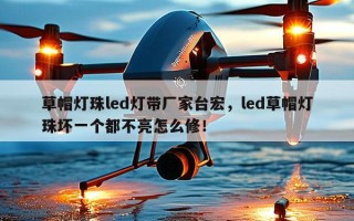 草帽灯珠led灯带厂家台宏，led草帽灯珠坏一个都不亮怎么修！