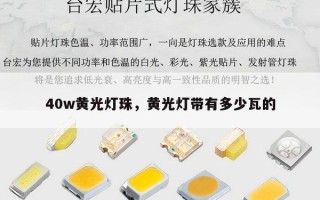40w黄光灯珠，黄光灯带有多少瓦的