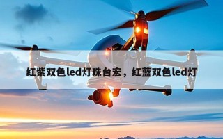 红紫双色led灯珠台宏，红蓝双色led灯