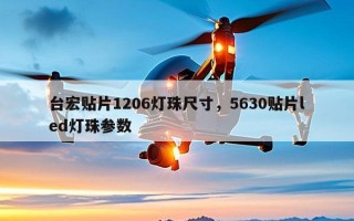 台宏贴片1206灯珠尺寸，5630贴片led灯珠参数