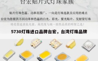 5730灯珠进口品牌台宏，台湾灯珠品牌