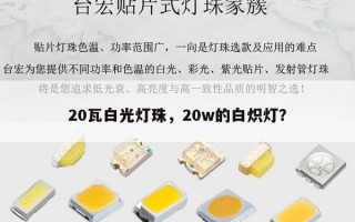 20瓦白光灯珠，20w的白炽灯？