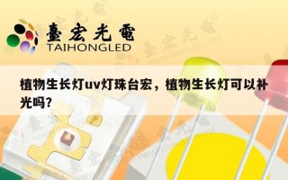 植物生长灯uv灯珠台宏，植物生长灯可以补光吗？