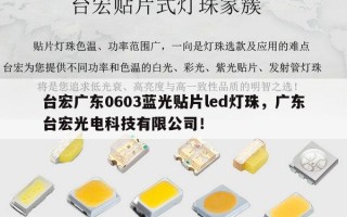 台宏广东0603蓝光贴片led灯珠，广东台宏光电科技有限公司！