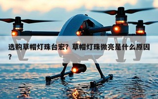 选购草帽灯珠台宏？草帽灯珠微亮是什么原因？