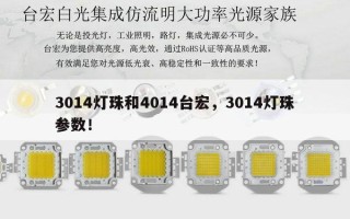 3014灯珠和4014台宏，3014灯珠参数！