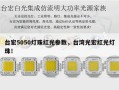 台宏5050灯珠红光参数，台湾光宏红光灯珠！