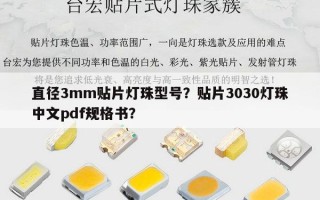直径3mm贴片灯珠型号？贴片3030灯珠中文pdf规格书？