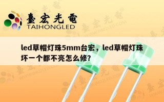 led草帽灯珠5mm台宏，led草帽灯珠坏一个都不亮怎么修？