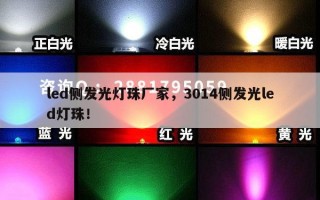 led侧发光灯珠厂家，3014侧发光led灯珠！