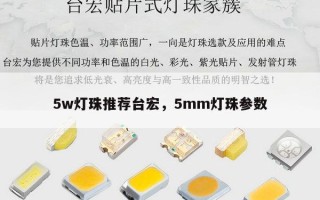 5w灯珠推荐台宏，5mm灯珠参数