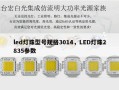 led灯珠型号规格3014，LED灯珠2835参数