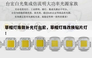 草帽灯珠做补光灯台宏，草帽灯珠改换贴片灯！