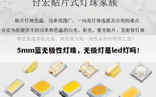 5mm蓝无极性灯珠，无极灯是led灯吗！